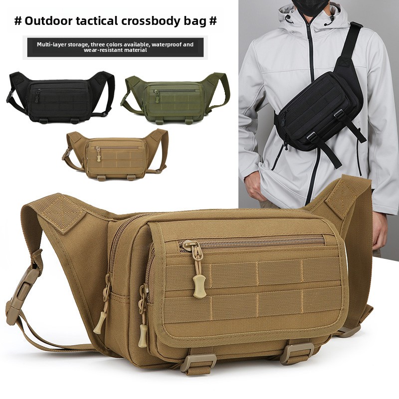 Outdoor Sport Bag - Sac banane tactique pour hommes, sac