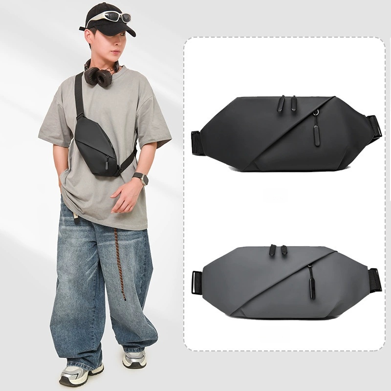 Outdoor Sport Bag - Sac banane minimaliste pour homme, imperméable,