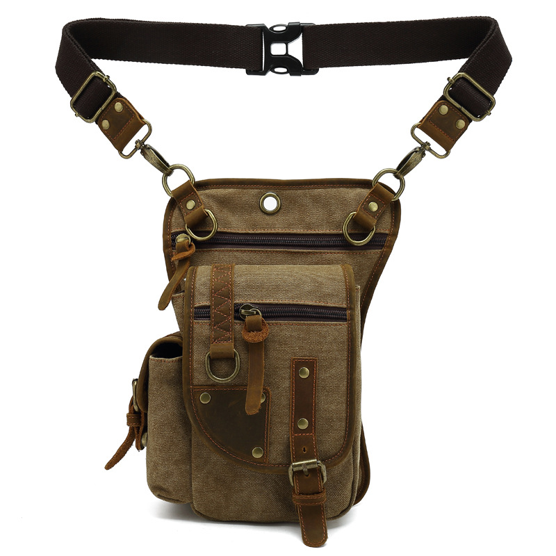 Outdoor Sport Bag - Sac banane multi-poches en toile pour